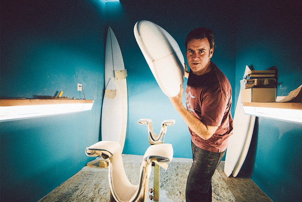 Know the surfboard shapers of surfboards we carry.