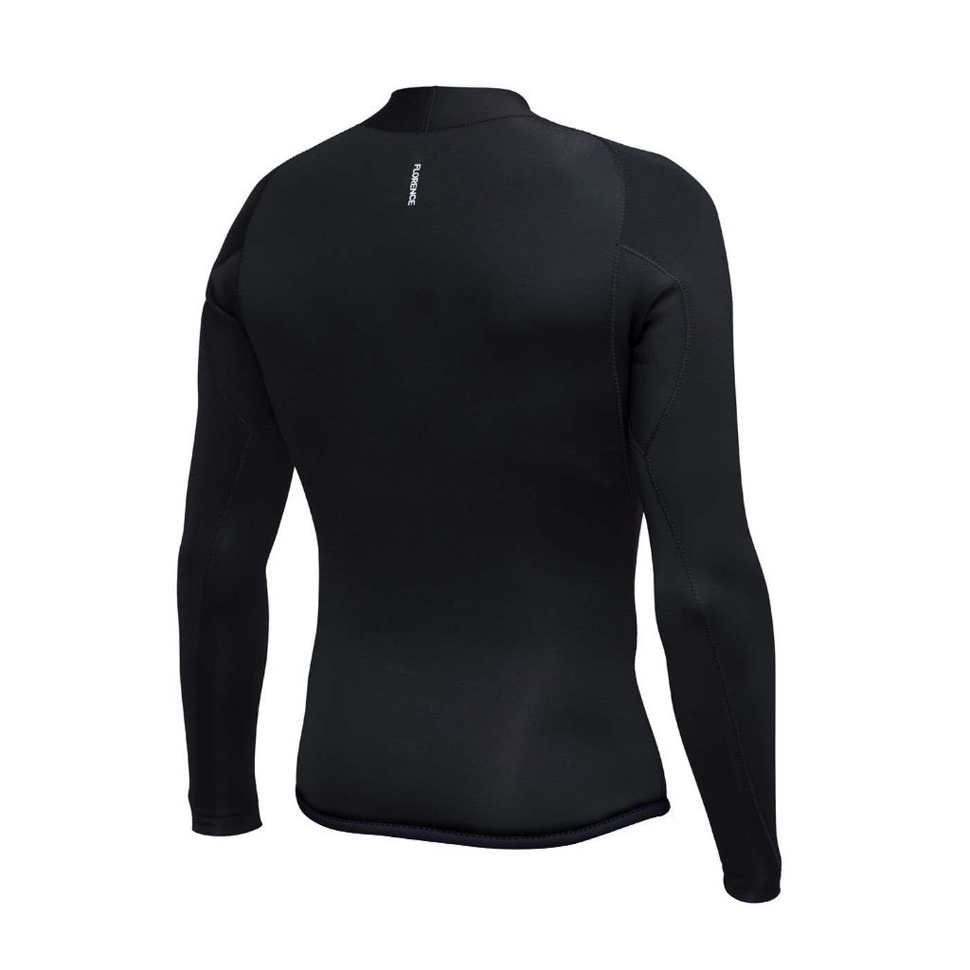 1.5mm Florence Marine X FlatLock Wetsuit Jacket - Black