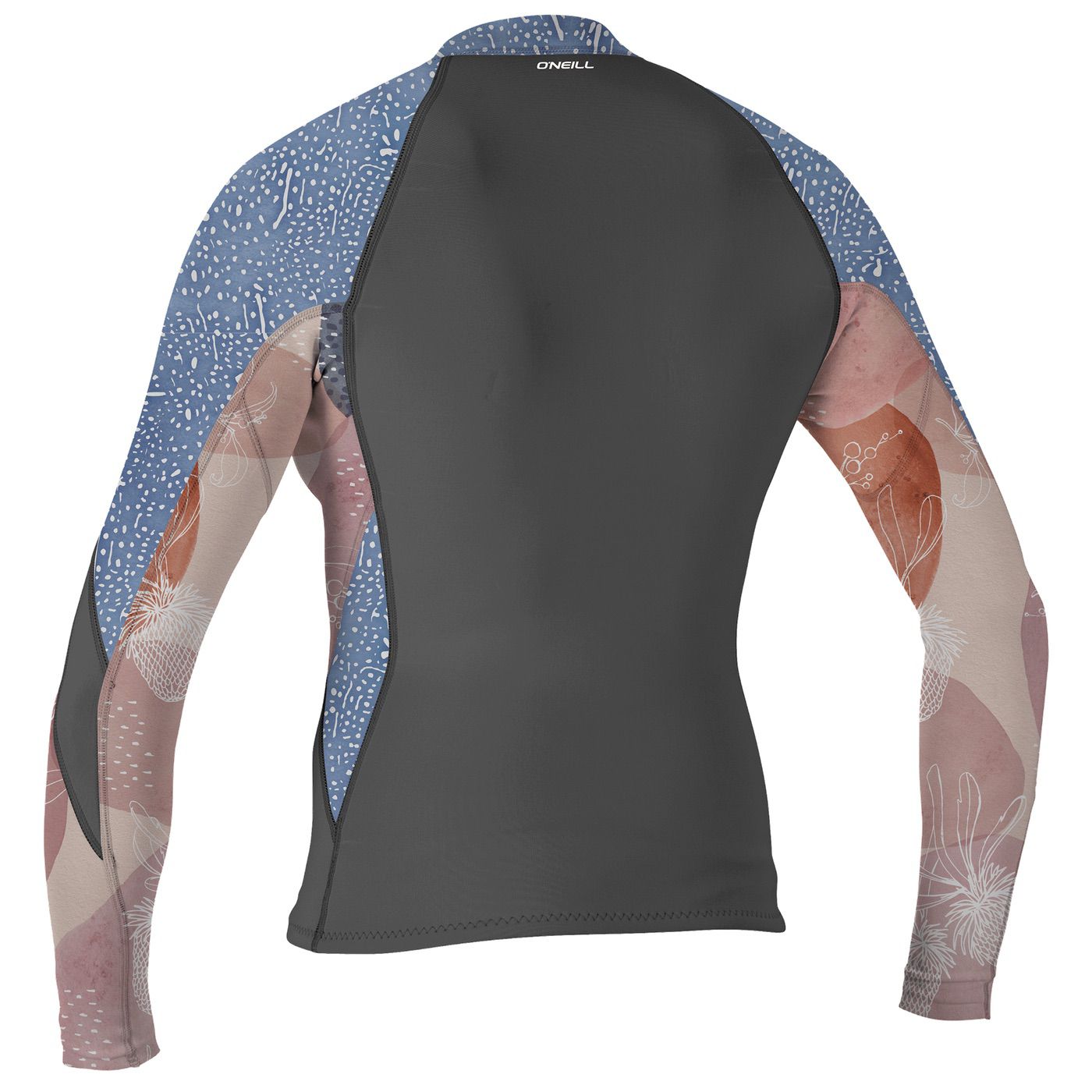 1/0.5mm Jacket Womens O'Neill Bahia wetsuit - Graph/DesertBlm/DriftBlu