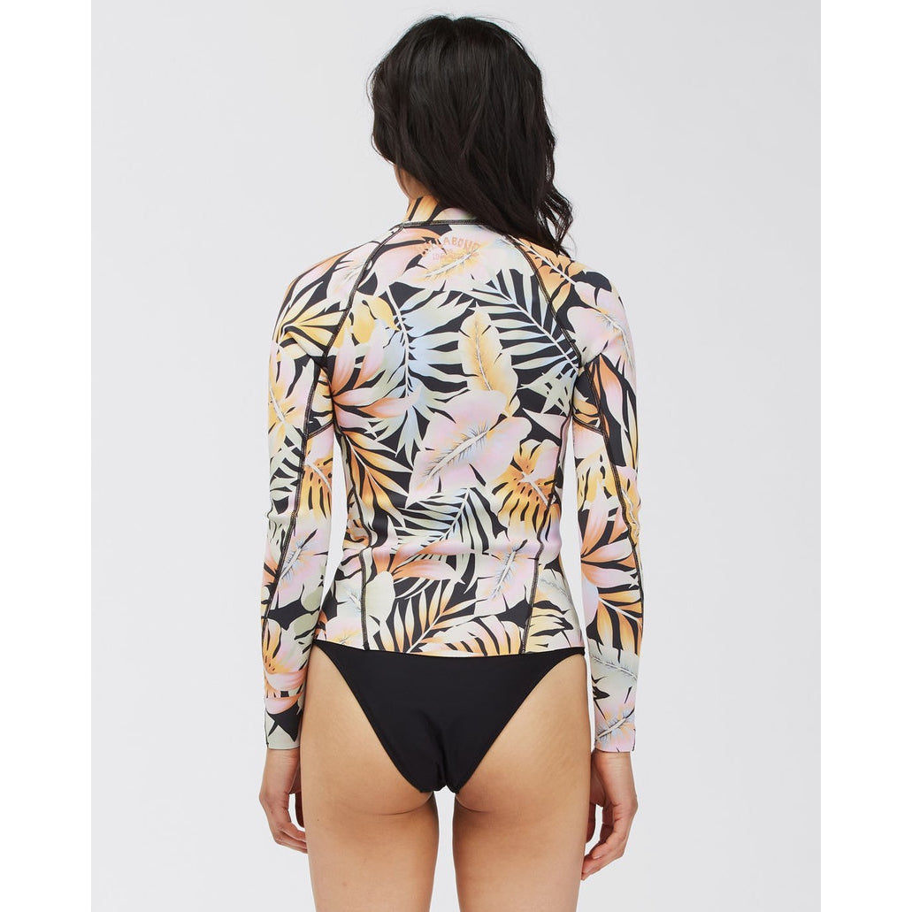 1mm Women's Billabong Peeky Wetsuit Jacket - Paradise Black - KVD6