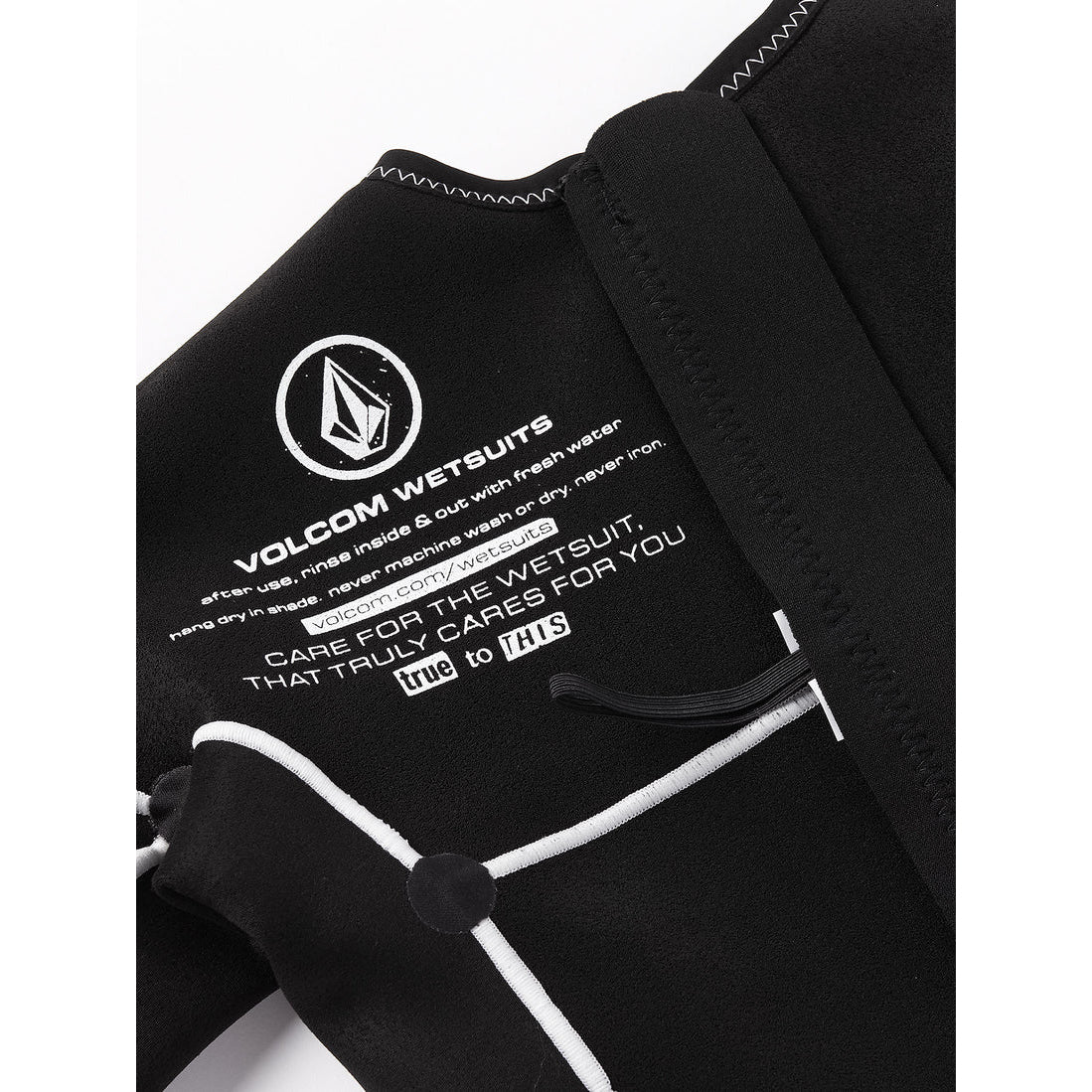 1mm Women's Volcom Modulator Long Sleeve Back Zip Wetsuit Springsuit - Black