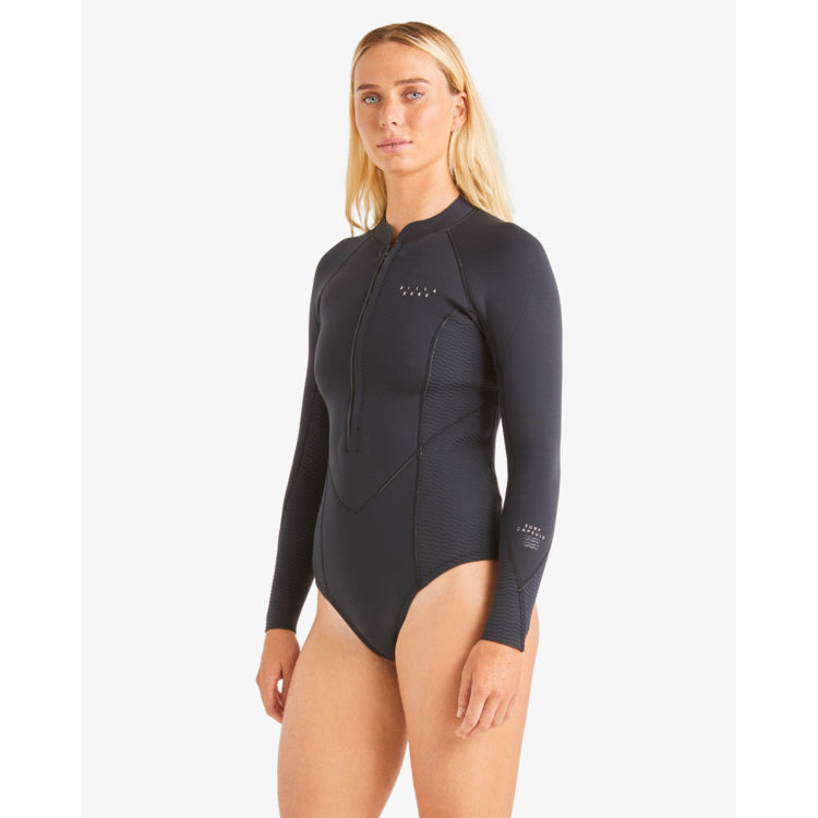 2/2mm Women’s Billabong Salty Daze L/S Spring Black