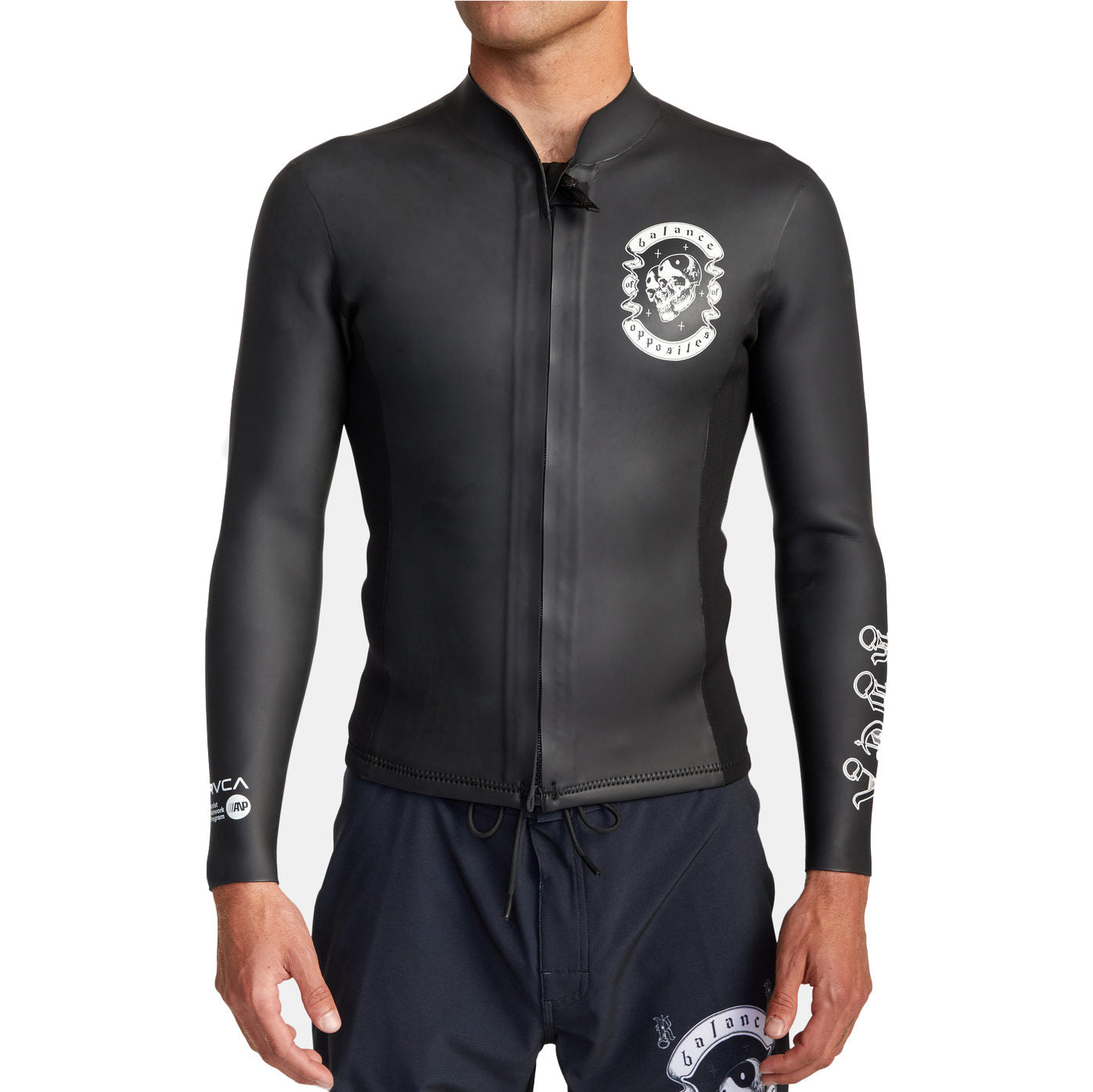 2mm Men RCVA Benjamin Jeanjean Front Zip Wetsuit Jacket **1-2 WEEKS π**