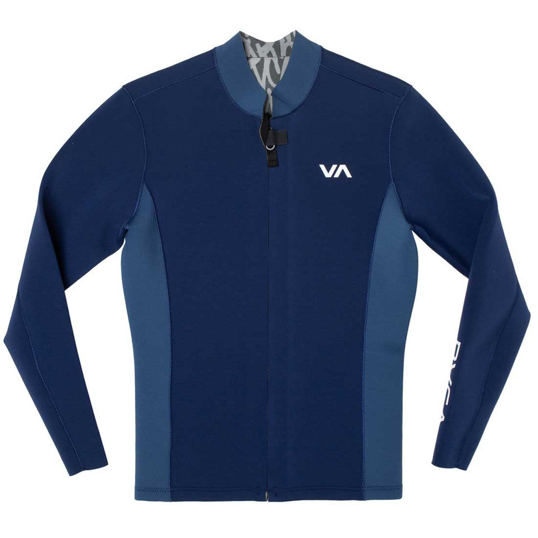 2mm Mens RVCA Balance Front Zip Wetsuit Jacket - Navy **1-2 WEEKS ๐**