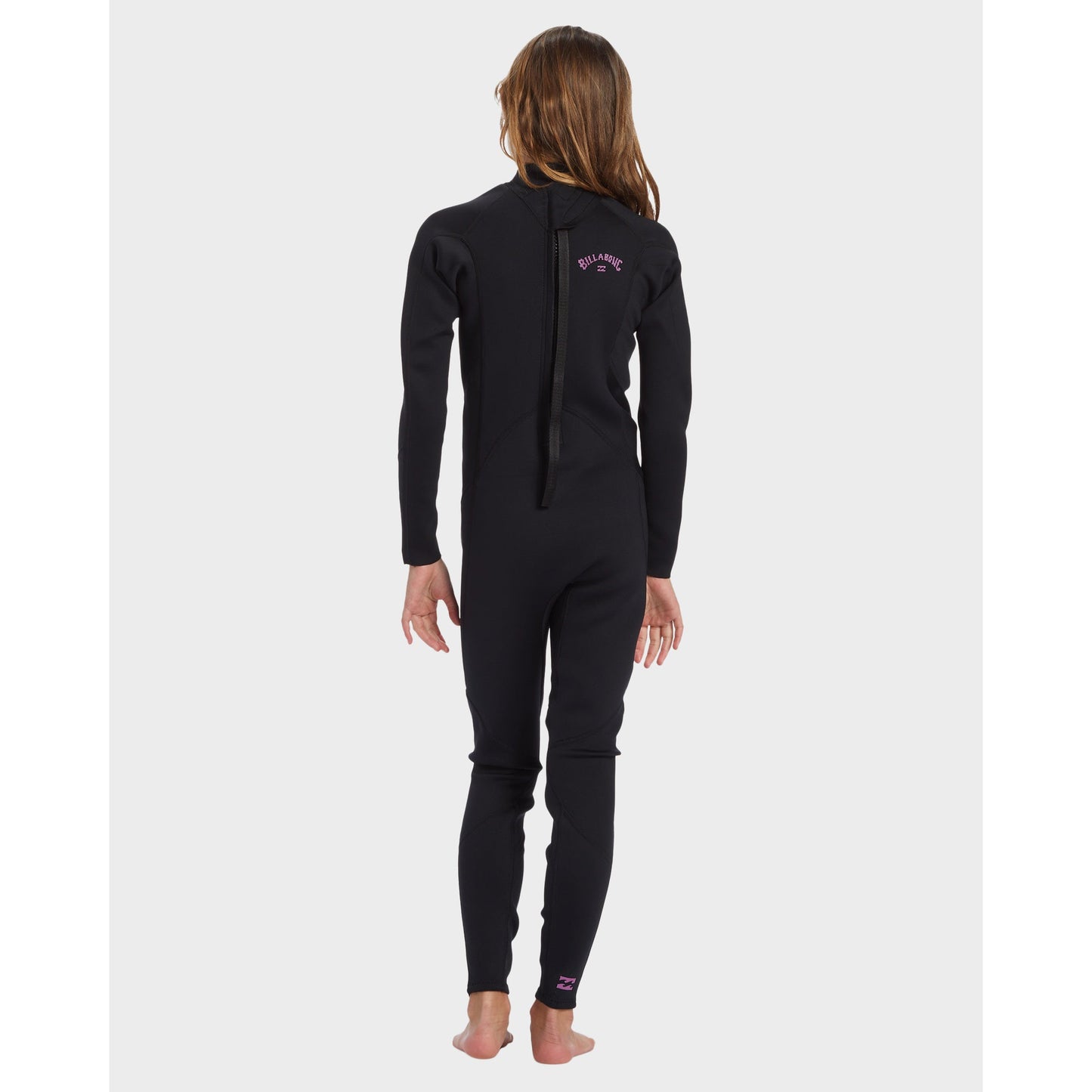 3/2 Girls Billabong 6-Foil Back Zip GBS Fullsuit Black Orchid (Age  6-16) **1-2 WEEKS 🚚**