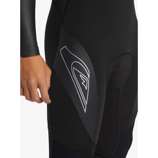 3/2 Mens Quiksilver Mercury Chest-Zip GBS Wetsuit - Black **1-2 WEEKS 🚚**
