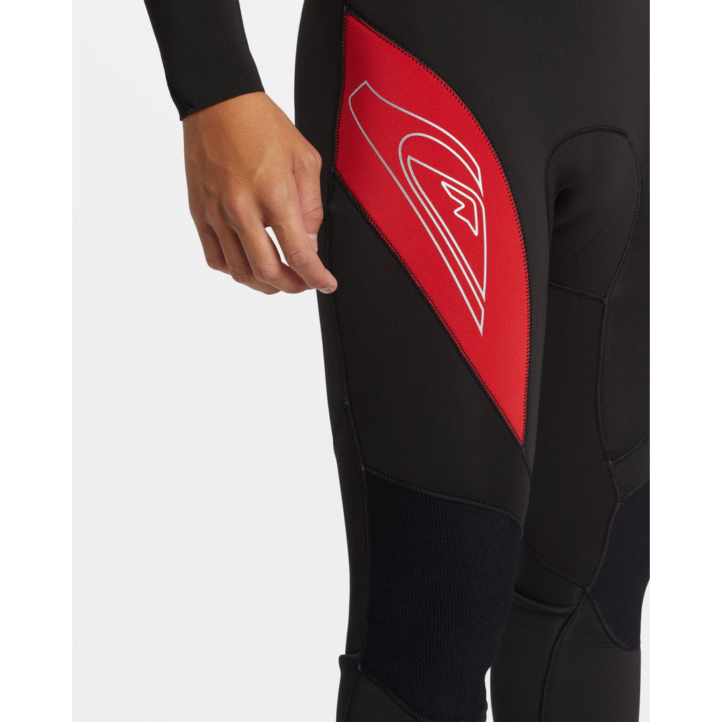 3/2 Mens Quiksilver Mercury Chest-Zip GBS Wetsuit - High Risk Red **1-2 WEEKS 🚚**