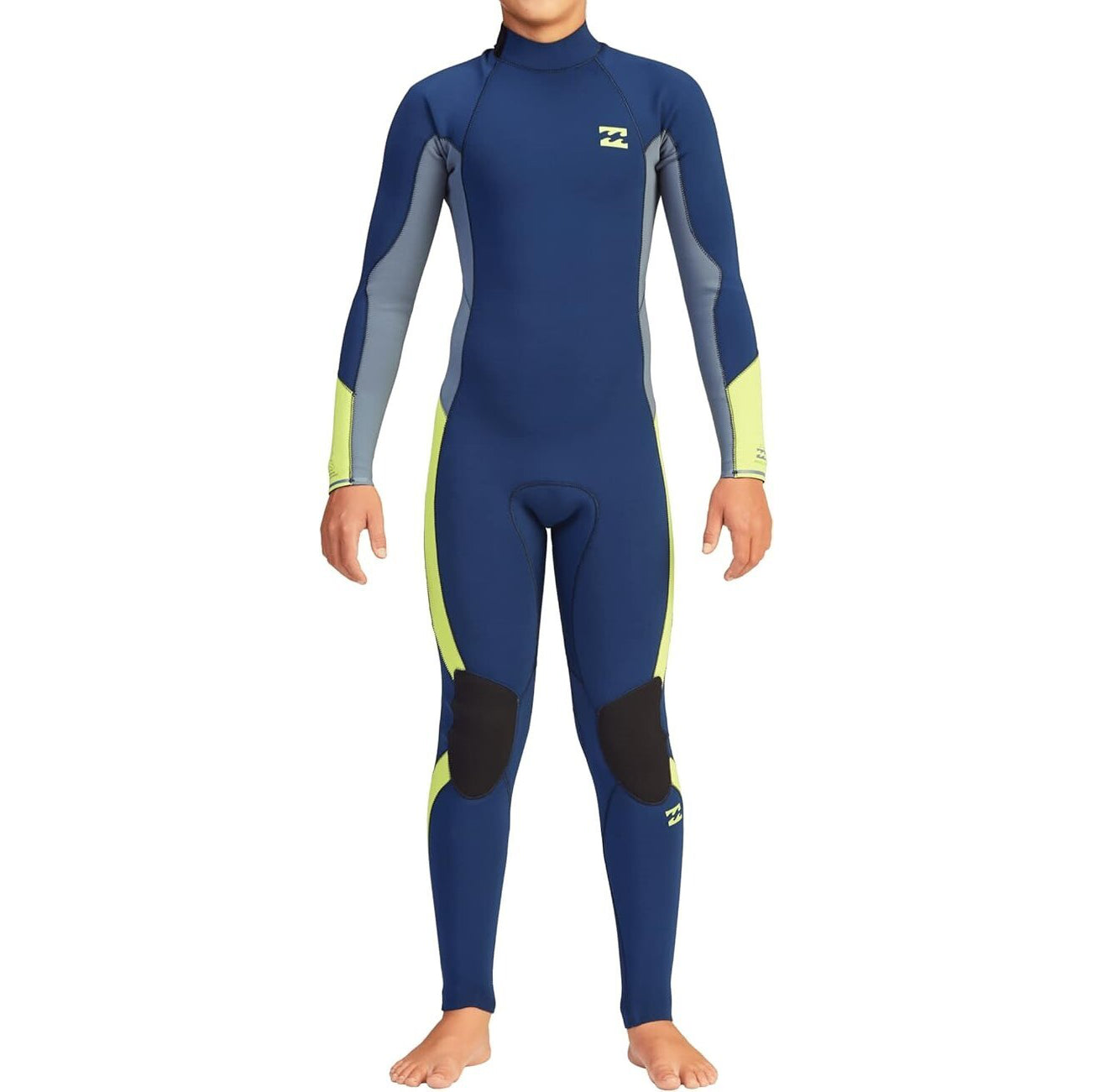 3/2 Youth Billabong Absolute Back-Zip Wetsuit - NVY **1-2 WEEKS 🚚**