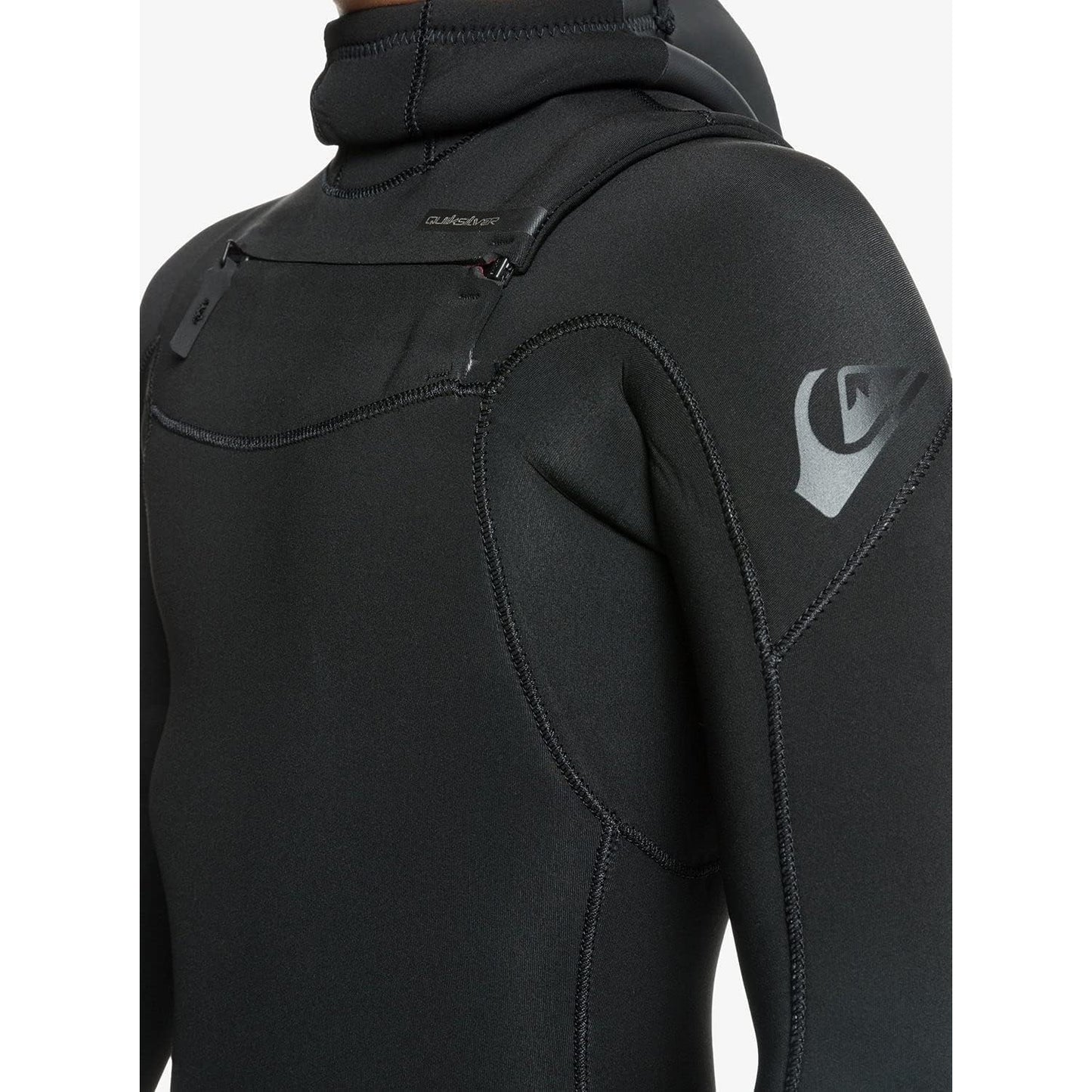 4/3 Boys Quiksilver Sessions Chest Zip Hooded Wetsuit **1-2 WEEKS 🚚**