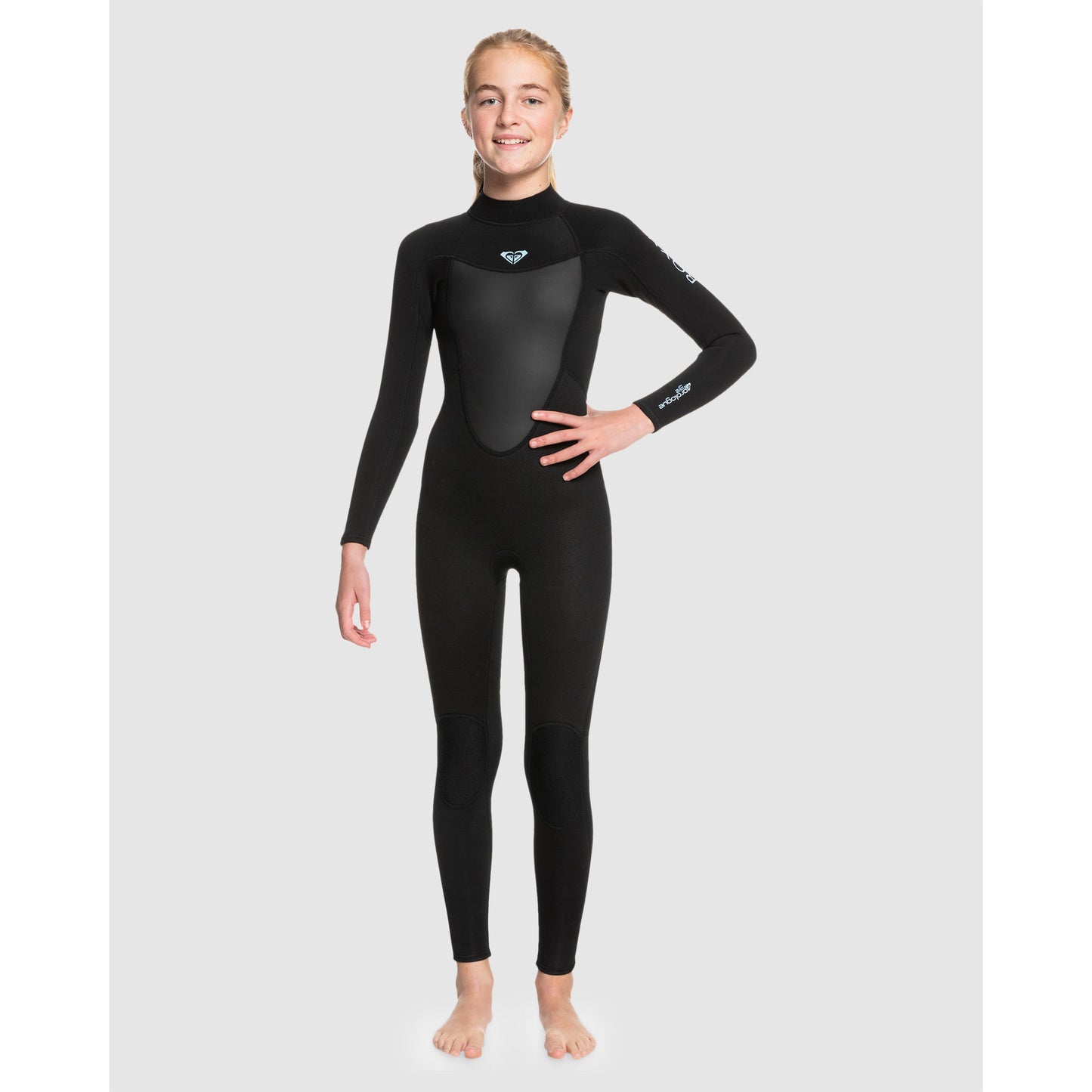 4/3 Girls Roxy Foil Prologue Back Zip Wetsuit