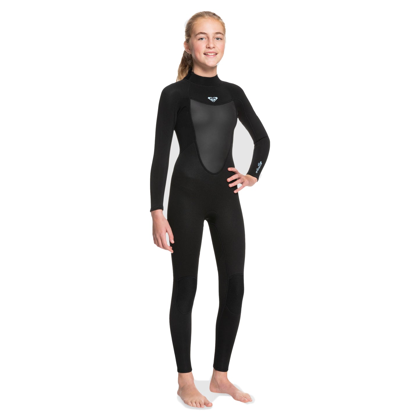 4/3 Girls Roxy Foil Prologue Back Zip Wetsuit