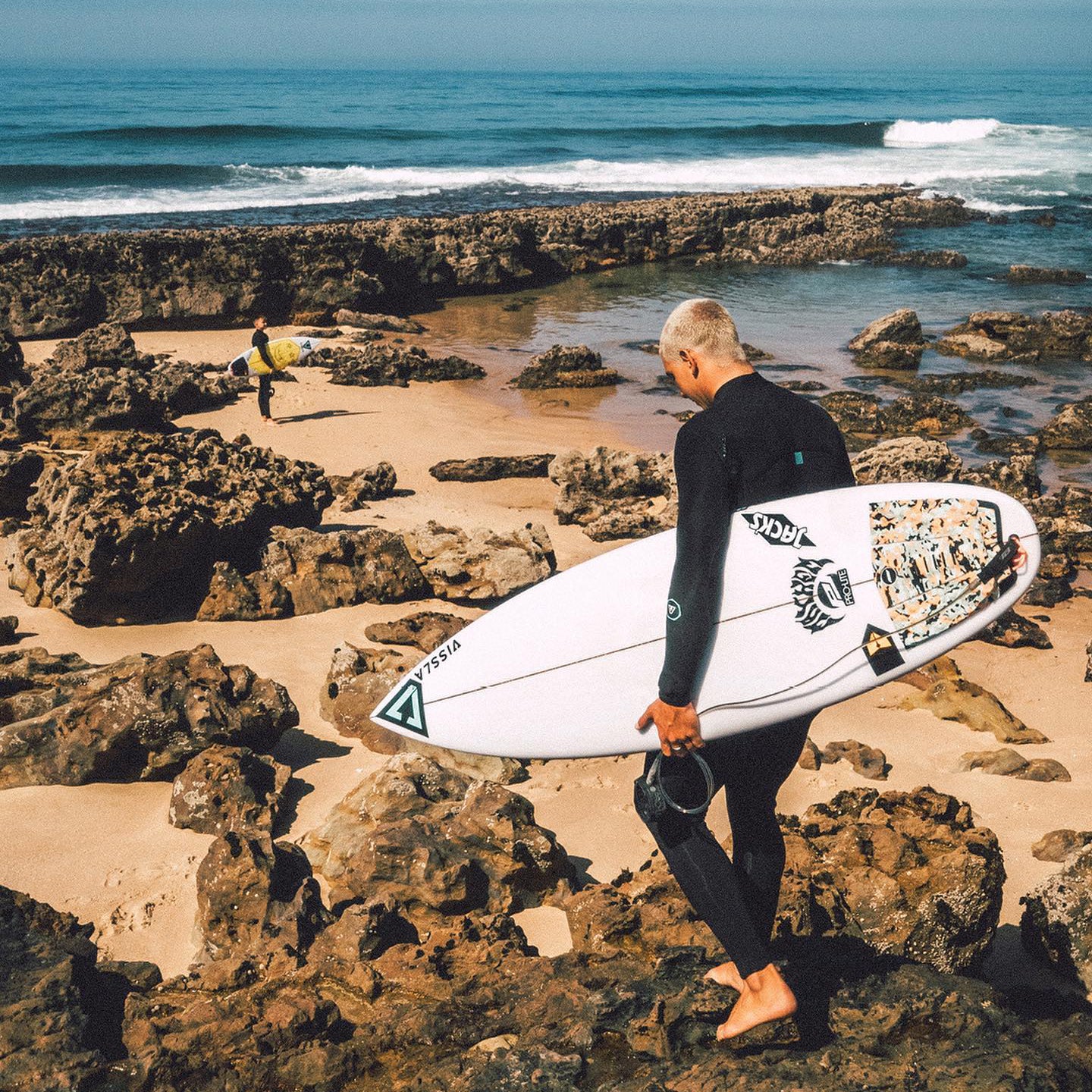 4/3 Mens Vissla 7 Seas FULL Chest Zip - Black