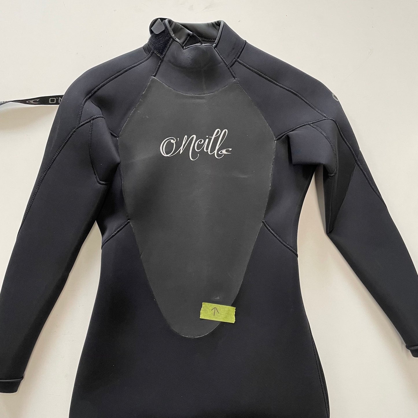 4/3 Womens O'Neill EPIC CT Back Zip Black - Size 8S - REPAIRED DAMAGED*