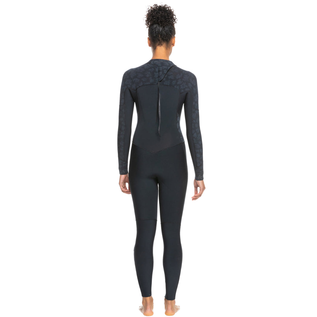 4/3mm Roxy Swell Series Back Zip GBS Black KVJO