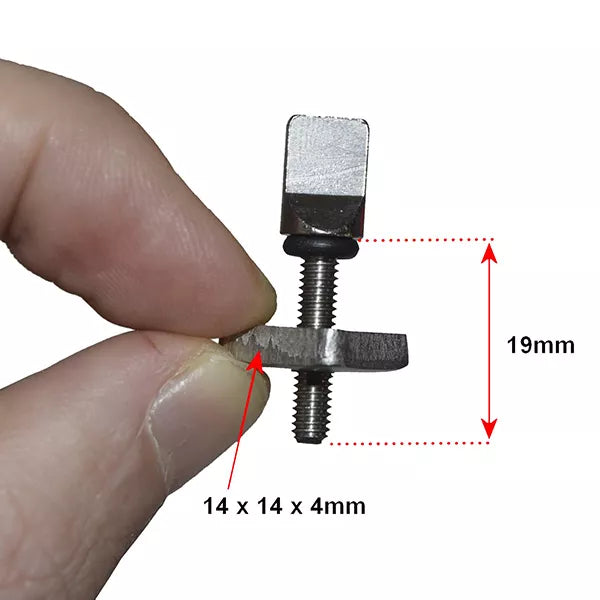4.6" Mid Profile Findestructable Flex Fin & Toolless Screw