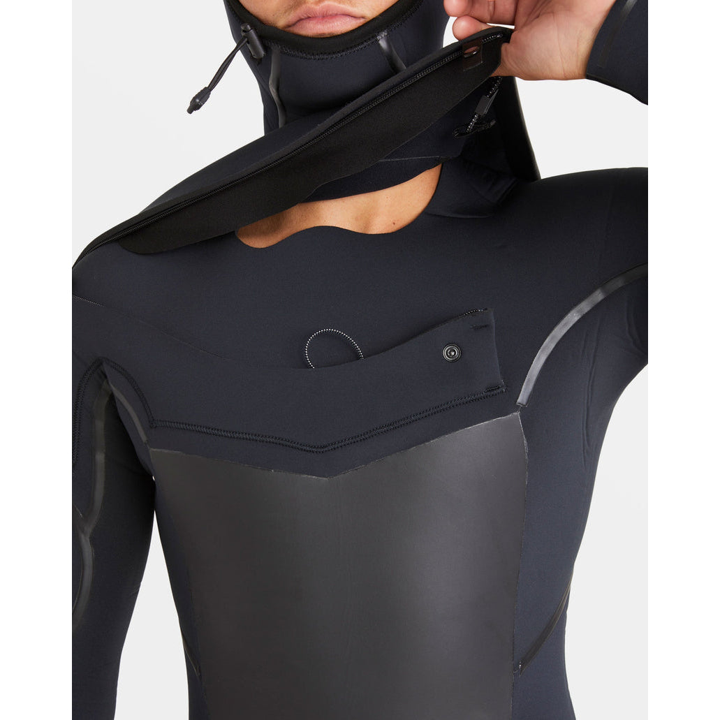 5/4 Mens Billabong Absolute Natural+ Upcycler Welded Chest Zip Hooded Wetsuit **1-2 WEEKS š**