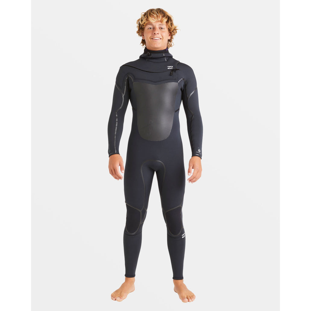 5/4 Mens Billabong Absolute Natural+ Upcycler Welded Chest Zip Hooded Wetsuit **1-2 WEEKS š**