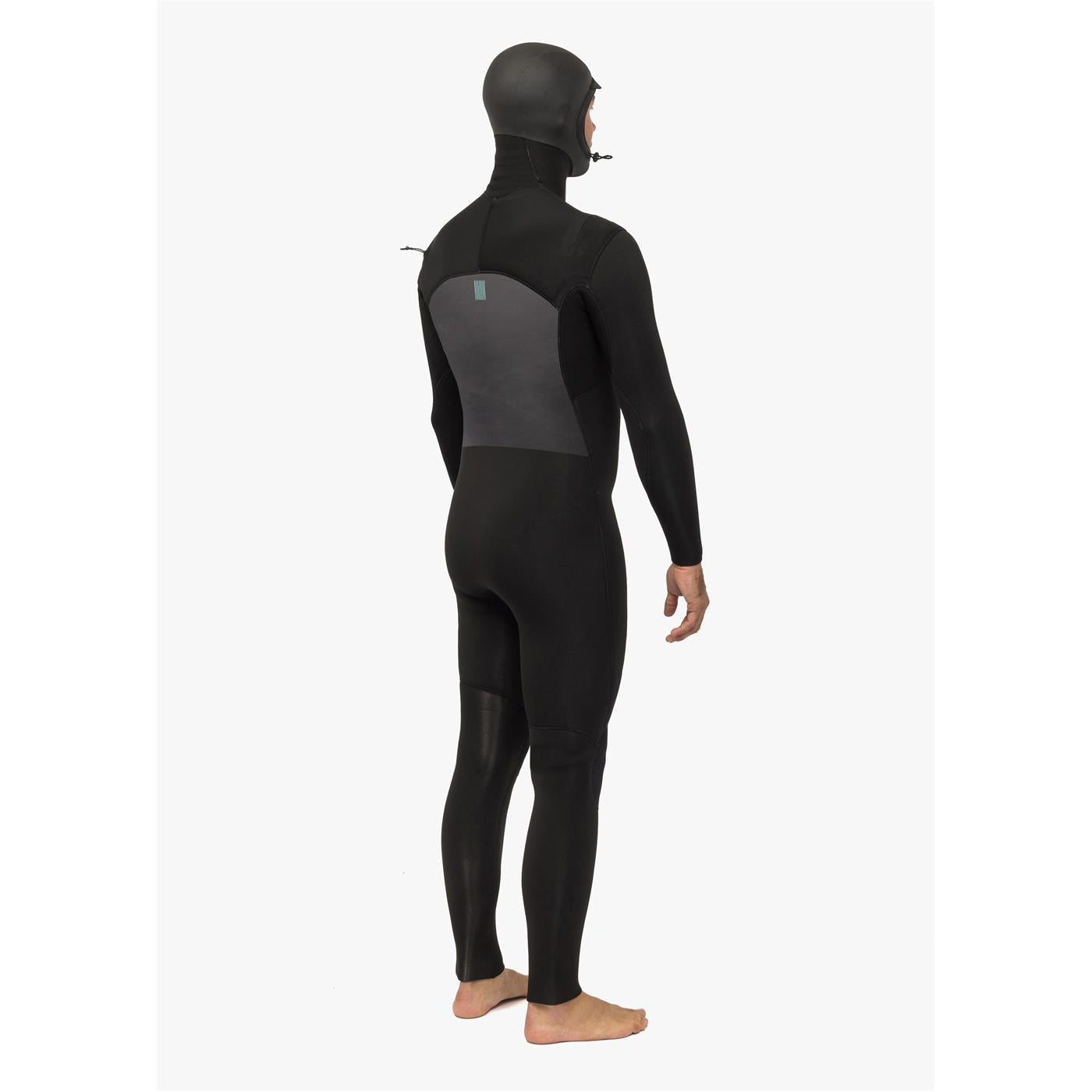 5/4 Mens Vissla Hooded New Seas V-Zip - BLK