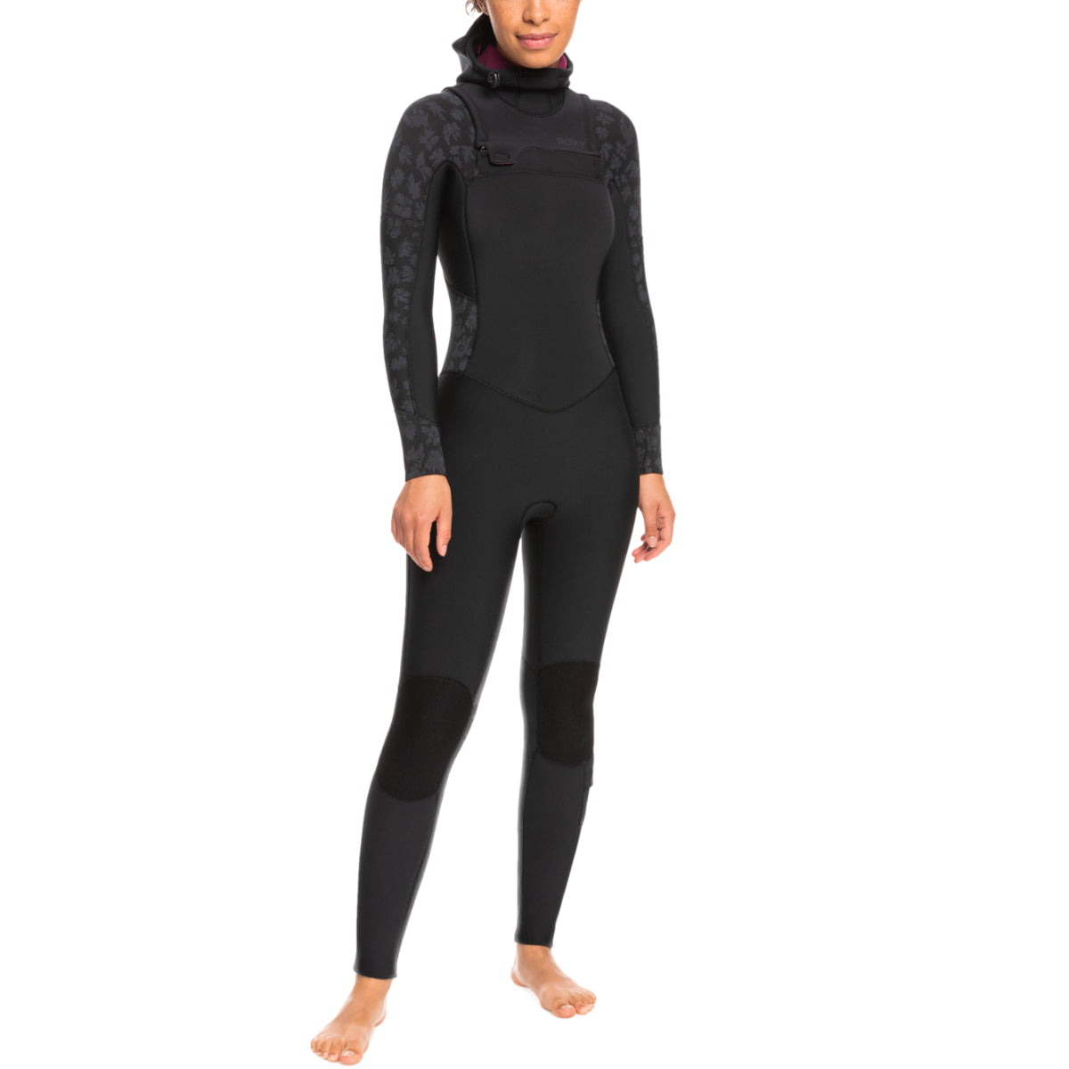 5/4/3mm Roxy Swell Series Hooded Chest-Zip Wetsuit