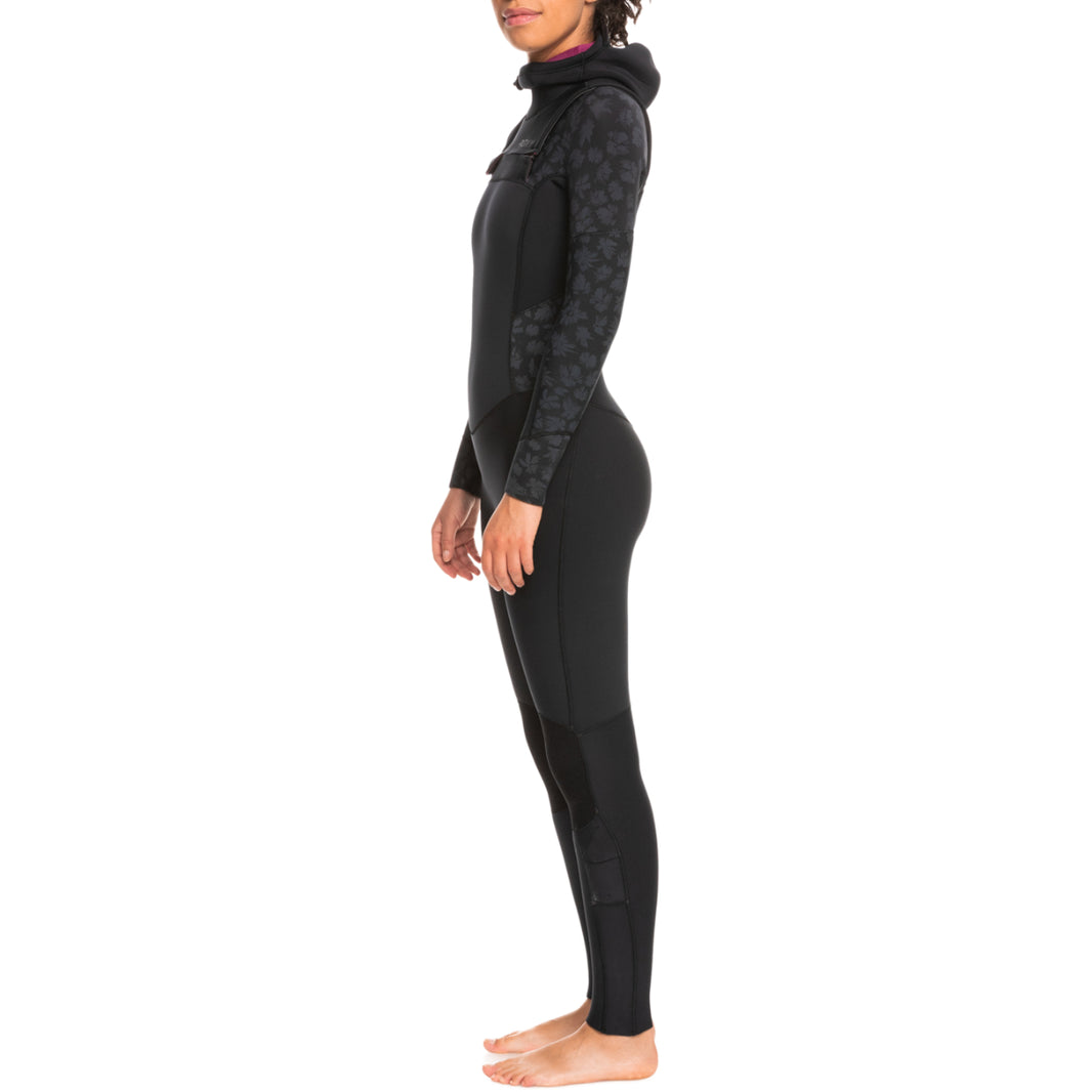 5/4/3mm Roxy Swell Series Hooded Chest-Zip Wetsuit