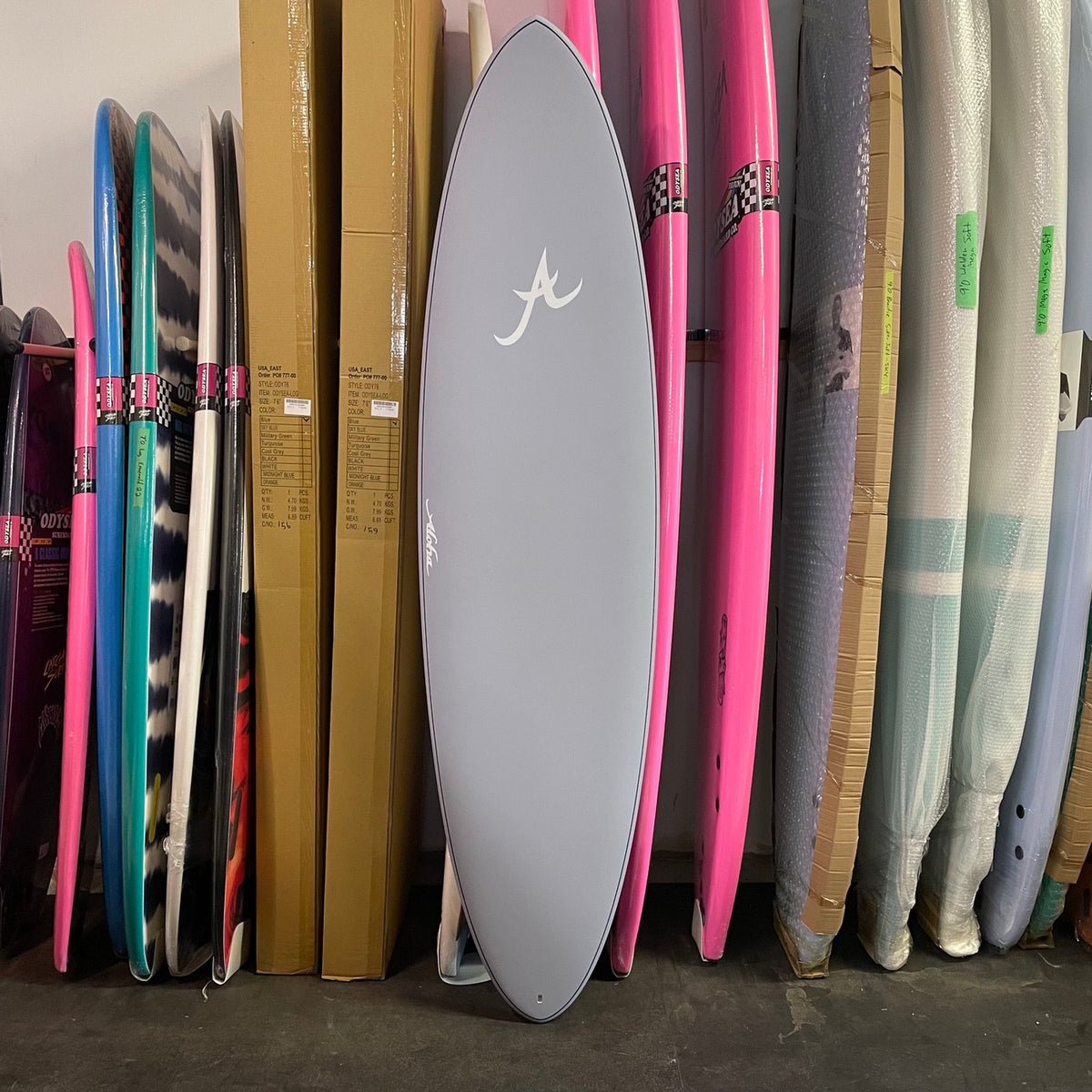 Aloha Smile Sunday SkEgg Surfboard 7'6 - Supercore Sky Blue – Surf