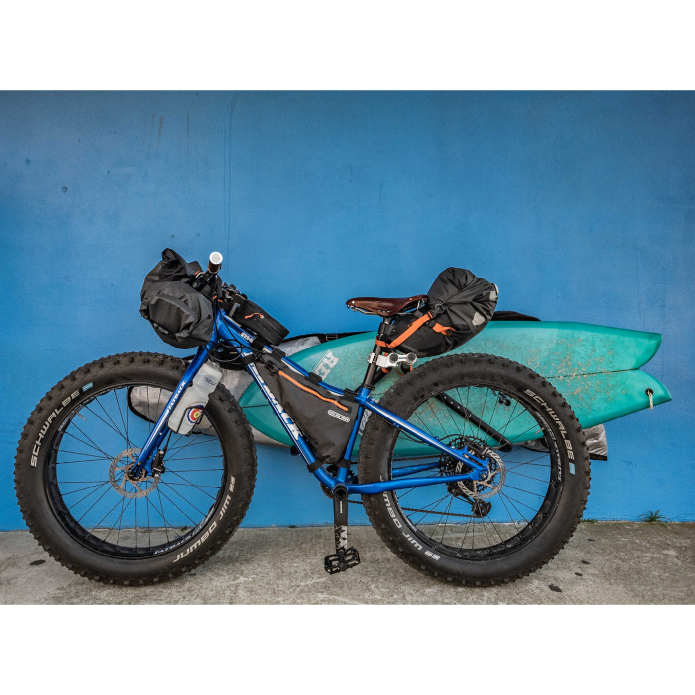 Bike Rack - Moved By Bikes Short Board Bike Rack