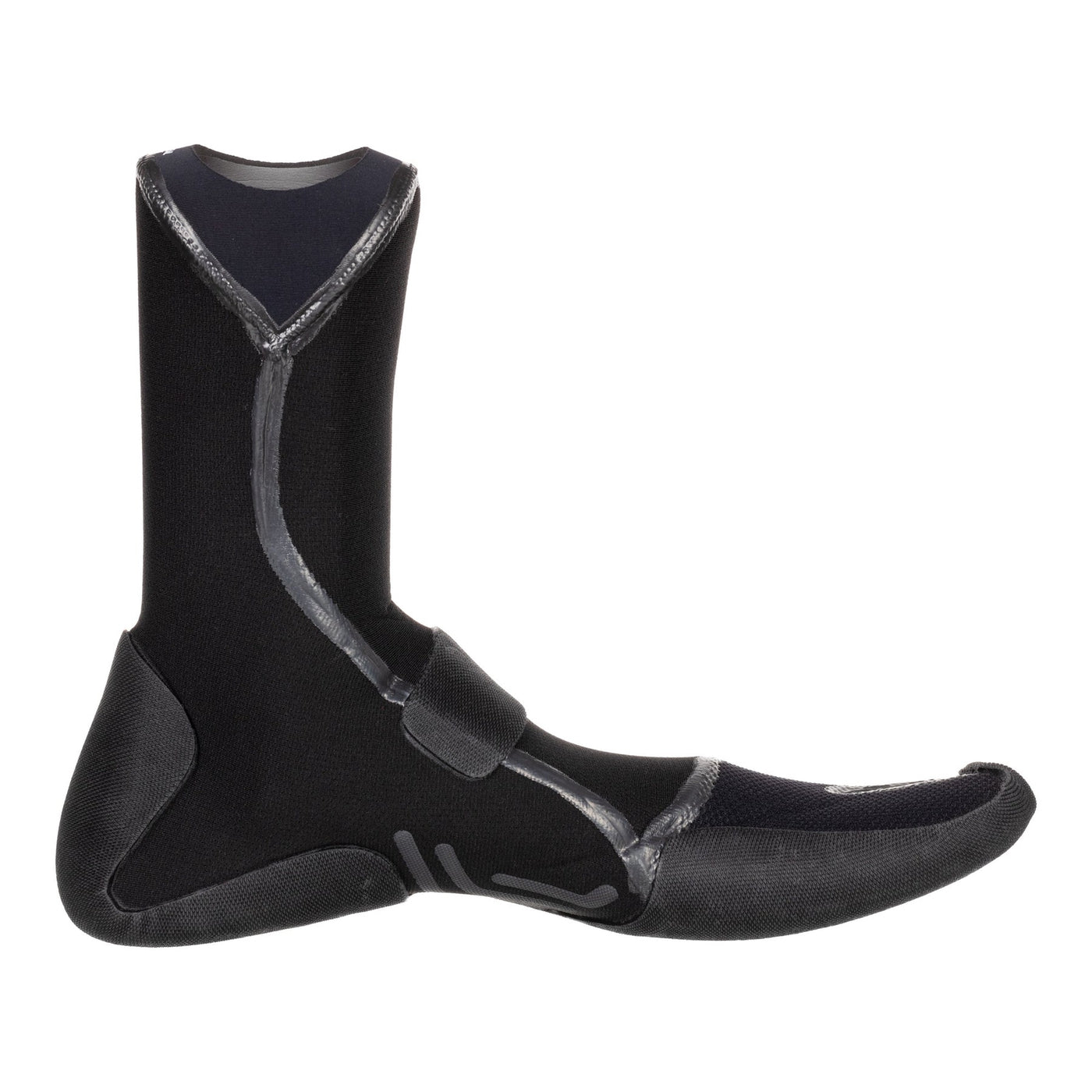 Booties 3mm Quiksilver Marathon Sessions Split Toe Wetsuit Boots - Black **1-2 WEEKS 🚚**