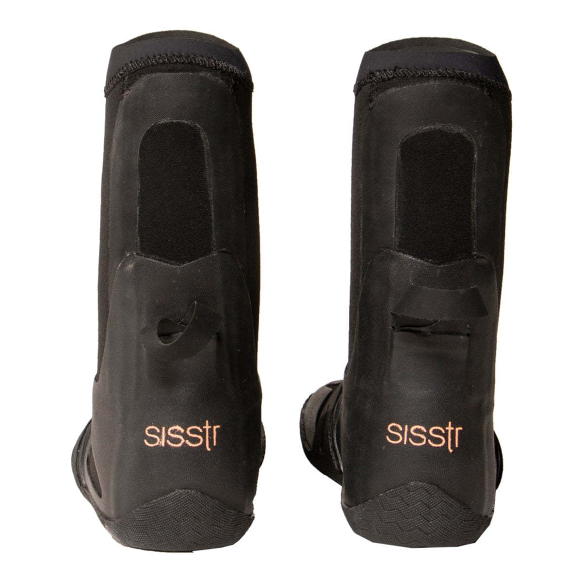 Booties 5mm Sisstr Girls Closed Toe - Solid Black