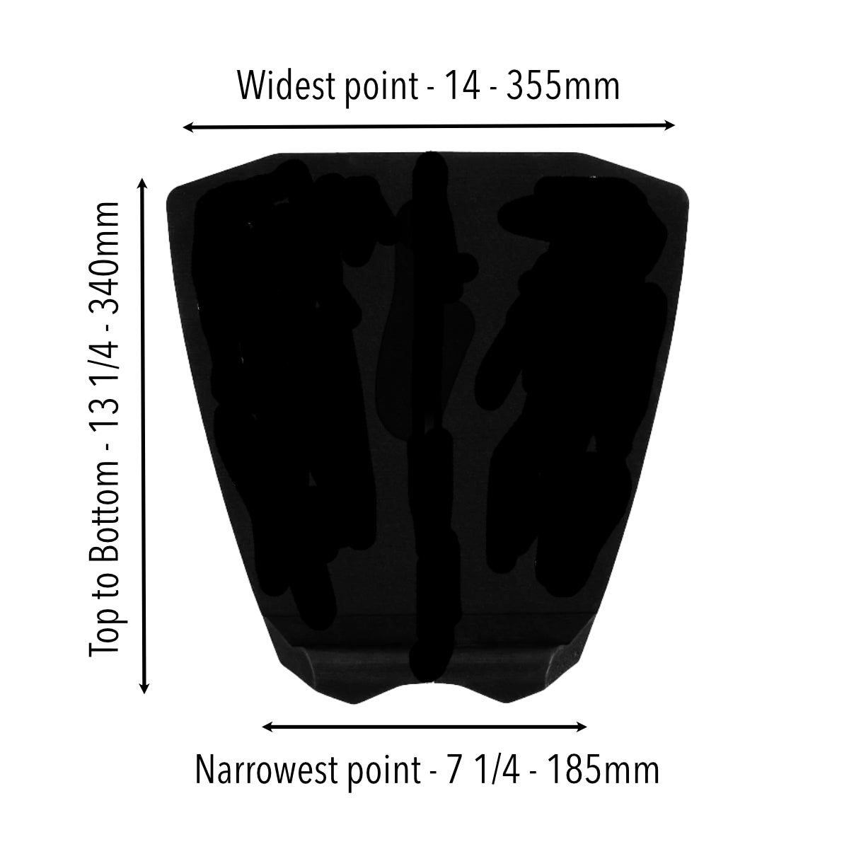 Deck pads - Channel Islands Fader XL 3 Piece Arch Pad