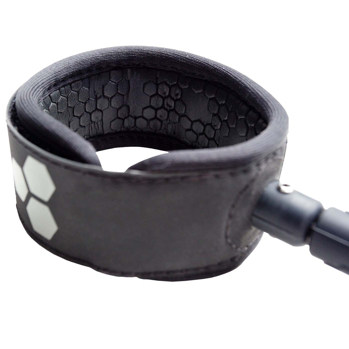 Leash - Channel Islands - 6' x 5/16 ROUND STEP UP LEASH BLACK
