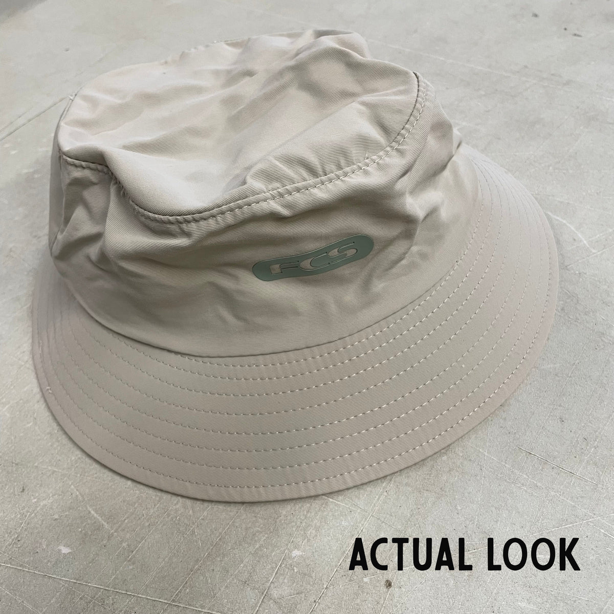 Caps/Hats - FCS Essential Surf Bucket Hat - Warm Grey