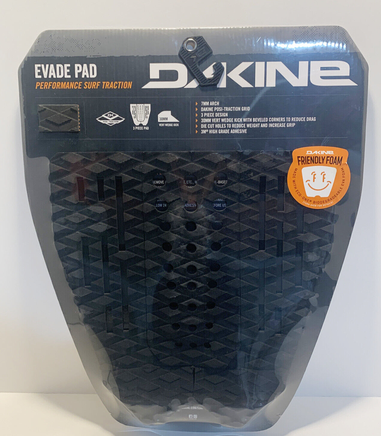Deck Pads - Dakine Evade Performance Traction - Black