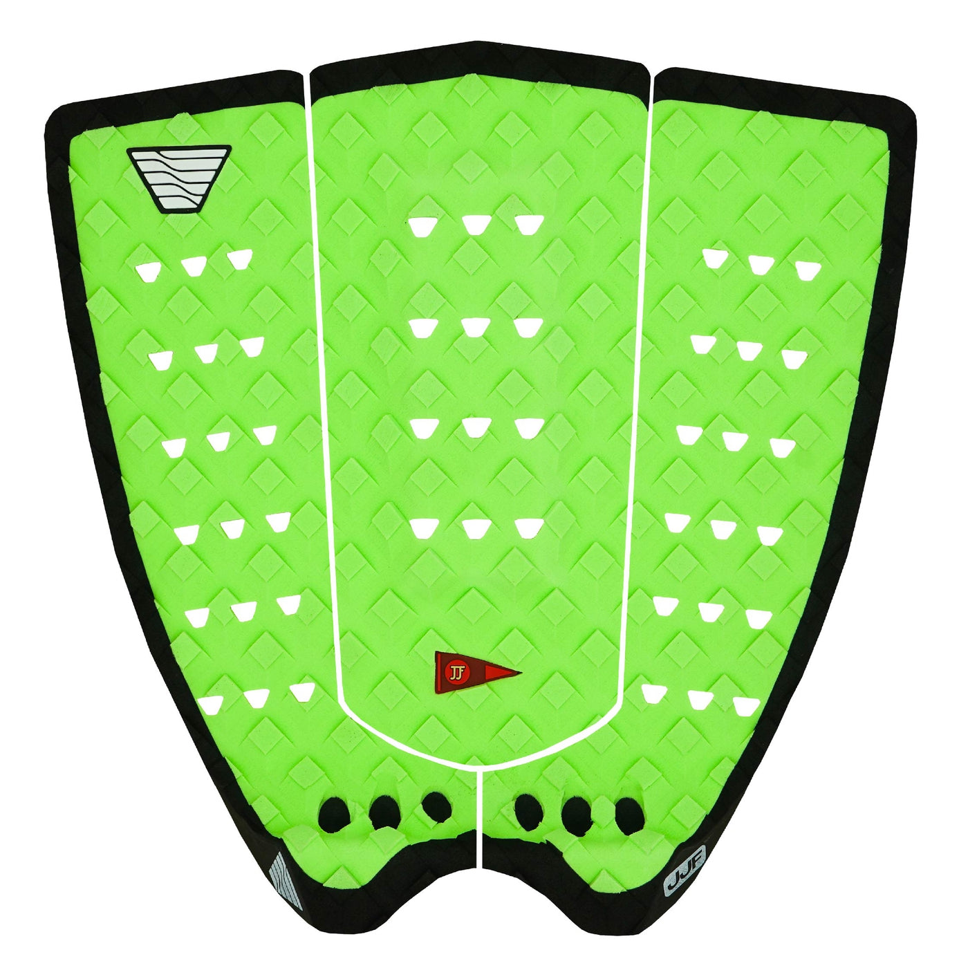 Deck pads - Veia - JJF Round Tail Pro Pad - Hi Vis Green