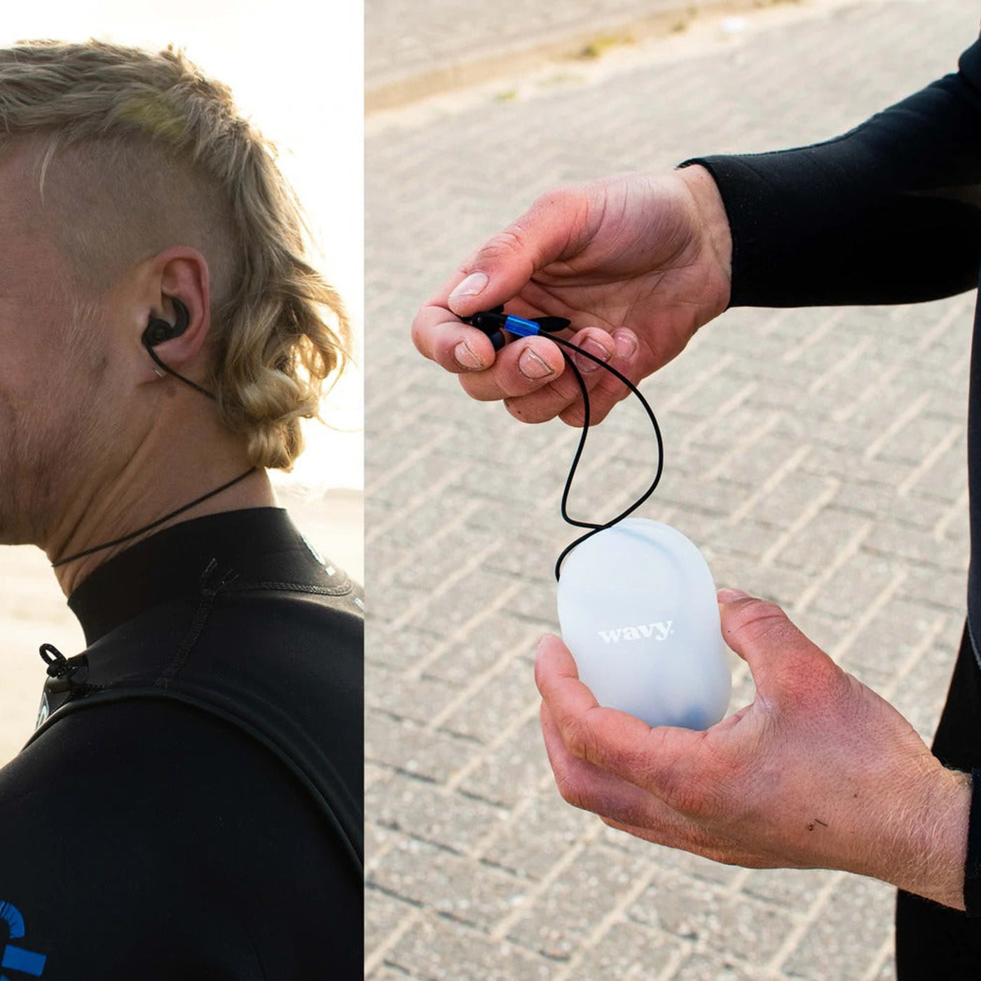 Protective Gear (Surf) - Ears - Wavy Ocean Earplugs