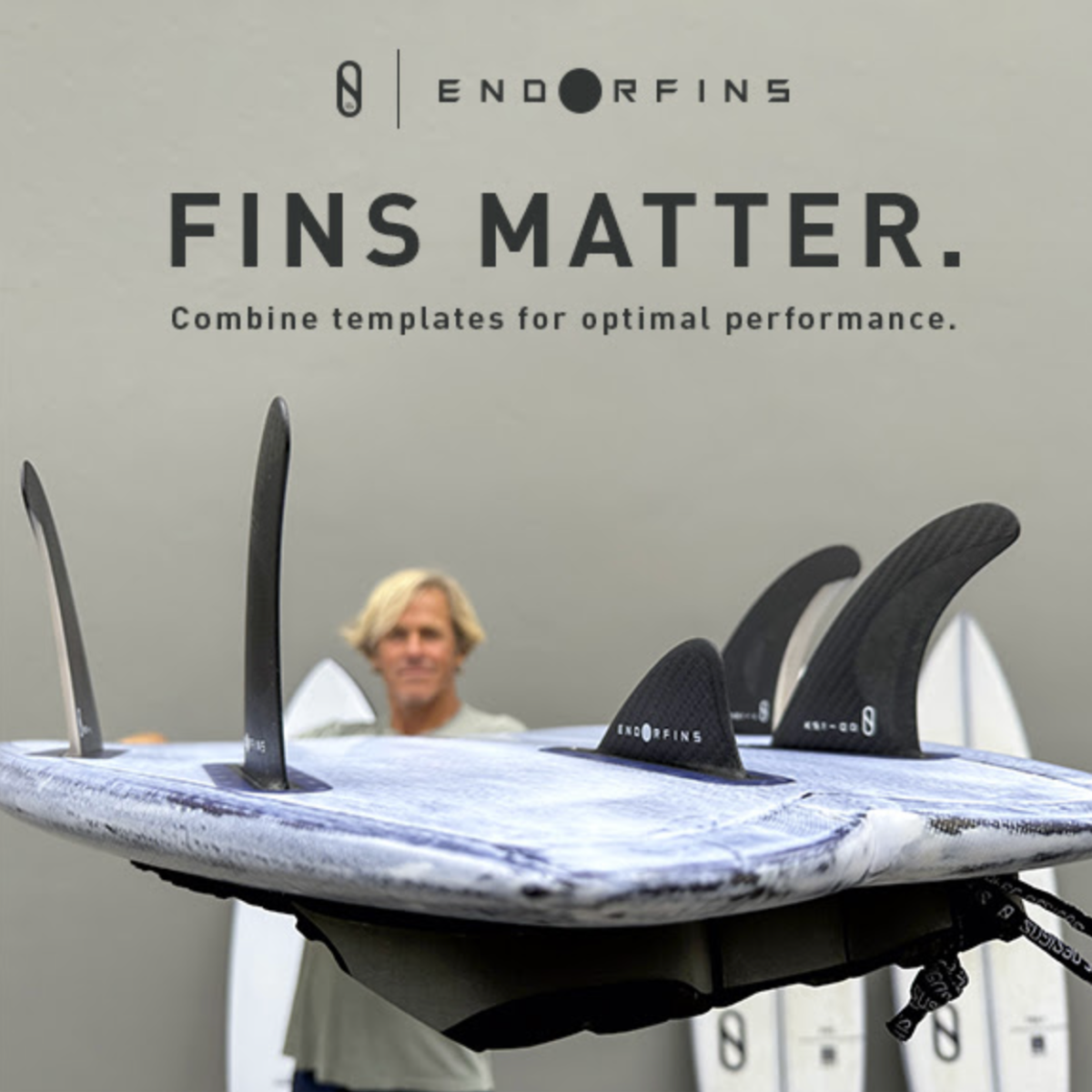 Endorfins TWIN - Endorfins Slater KS Twin + 2 - single tab (SCREWS INTO FUTURES FIN BOX)