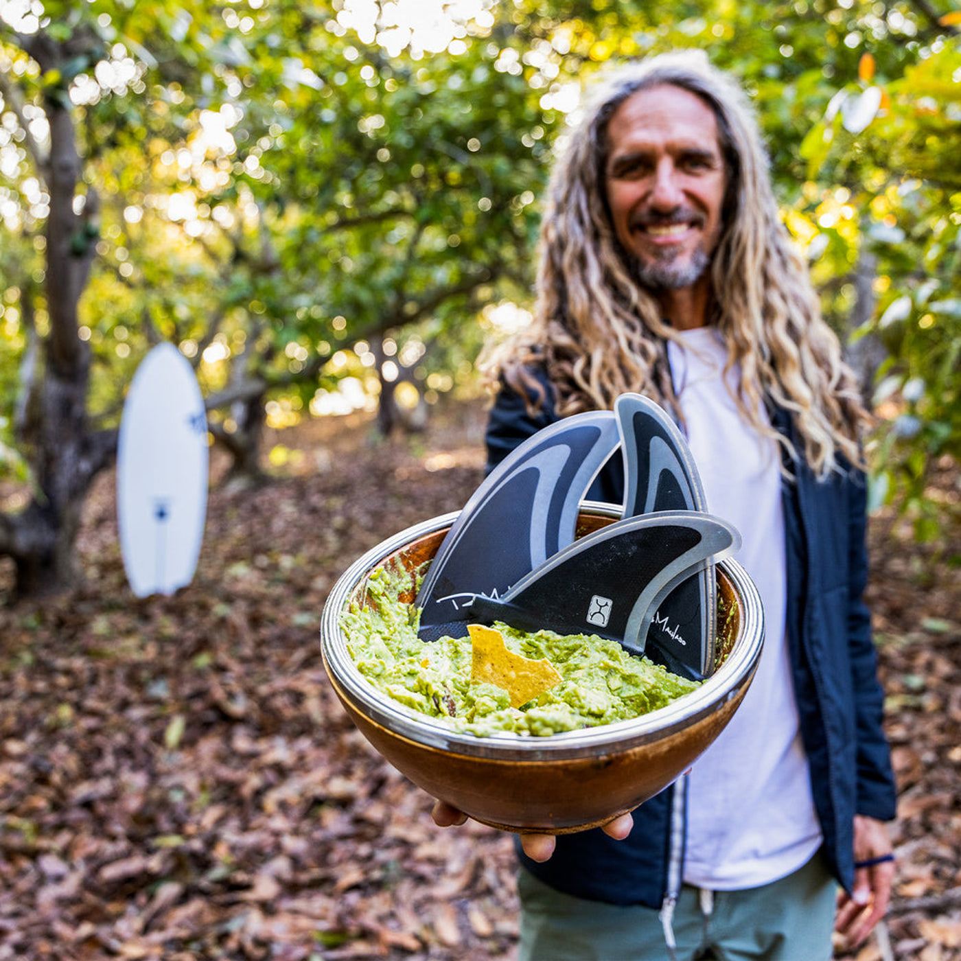 Endorfins TWIN -  Machado 2 + 1 Fin Set - single tab (SCREWS INTO FUTURES FIN BOX)