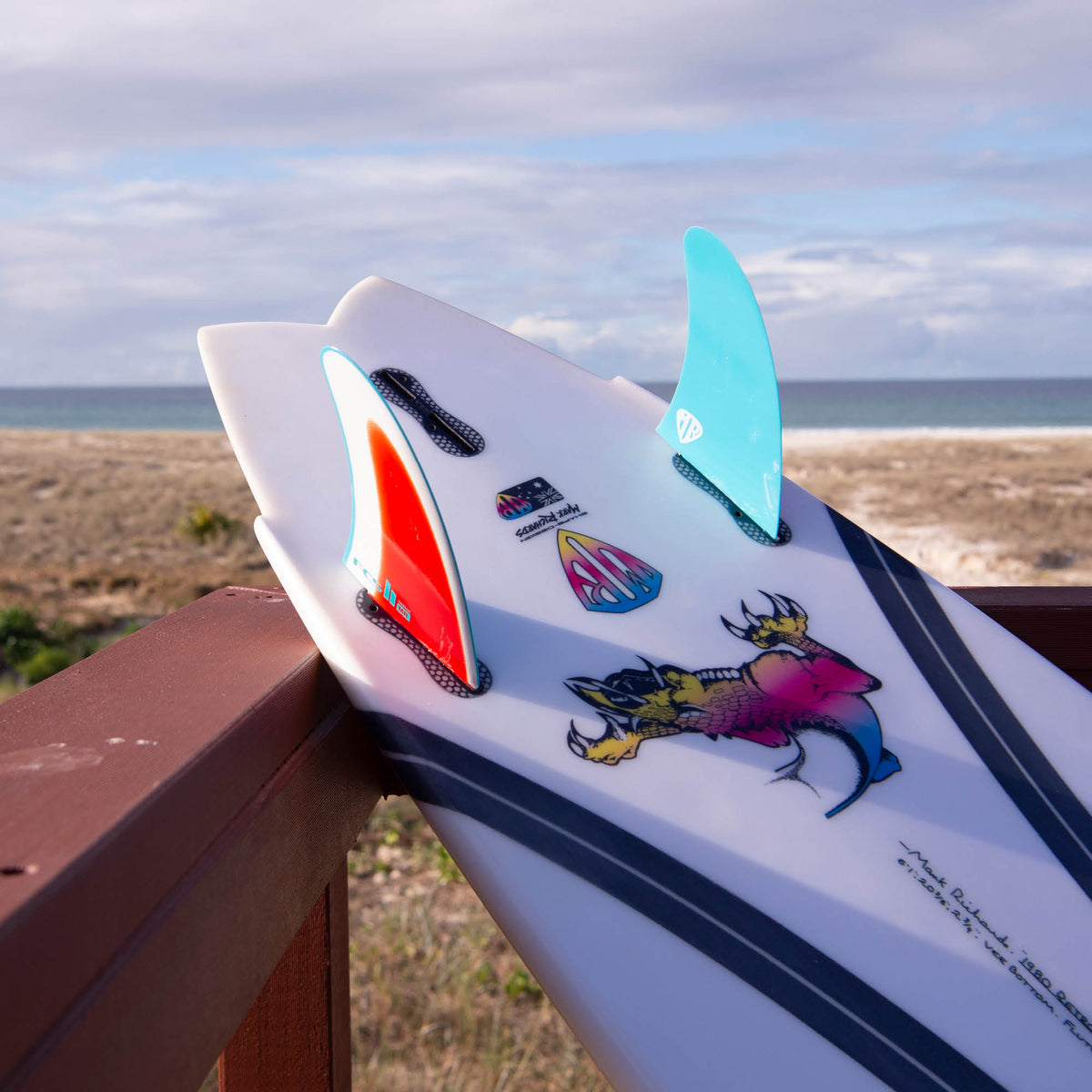 FCS II  MR Freeride PG TWIN - Blue/Red/White