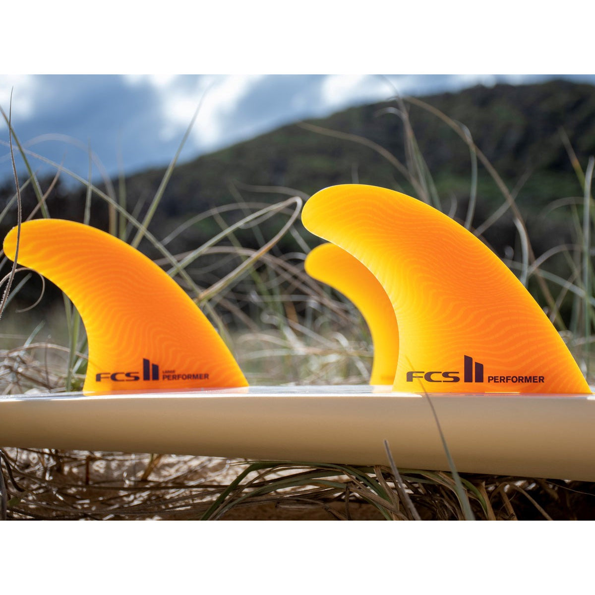FCS II THRUSTER - Performer Neo Glass Mango - Large