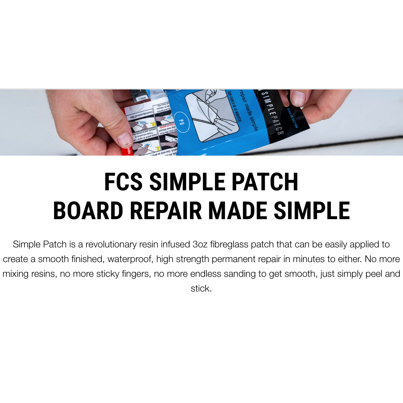 FCS Simple Patch Repair - Regular - PU