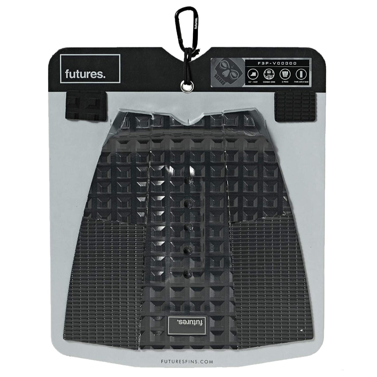 Deck pads - Futures - Voodoo Traction - Black