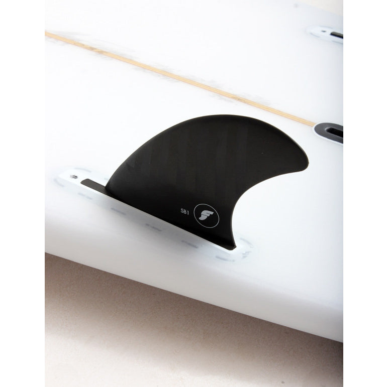 Futures - 2 + 1 with 7" Centre Fin (SB1 PAIR + PERFORMANCE 7") - C6 Alpha Black / Stripes