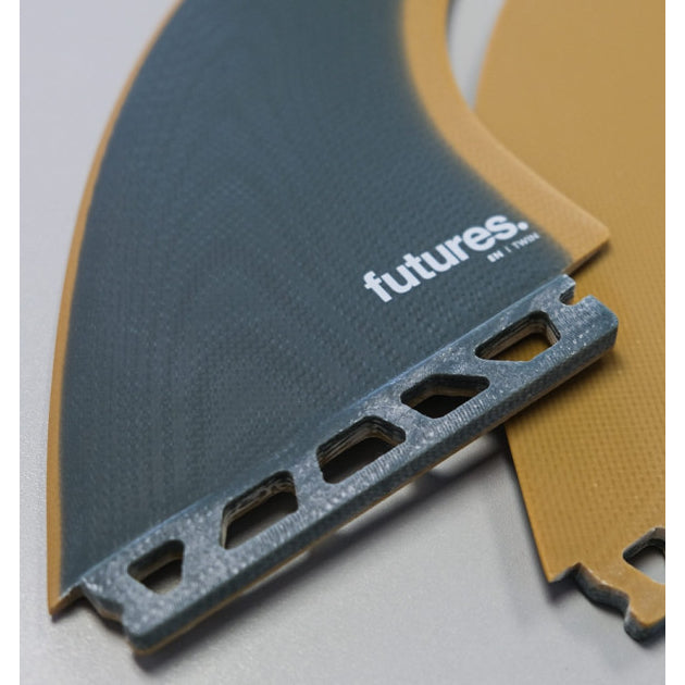 Futures - TWIN EN Fibreglass - Slate/Ochre