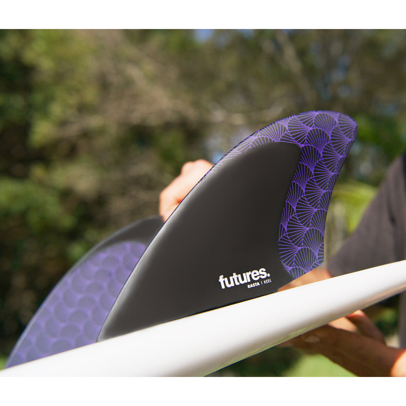 Futures - TWIN VF Rasta HC Keel - Black/Purple