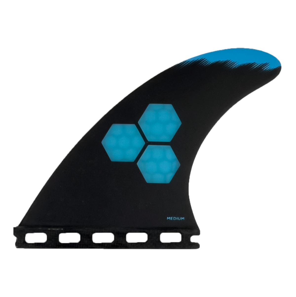 Futures 5 FIN - Channel Islands Fin Set TECH 1, 1 TAB, Blue Medium