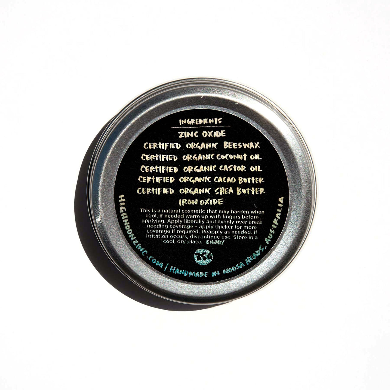 Sunscreen - High Noon Zinc - Tinted Organic Zinc 35g ** 1-2 WEEKS  š**