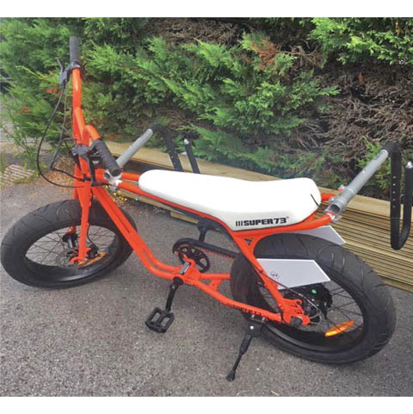 Bike Rack - Moved By Bikes Moped Board Rack