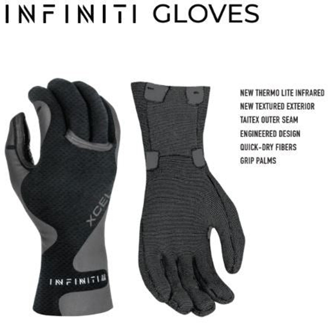 Gloves 1.5mm XCEL Infiniti 5-Finger - Surf Ontario