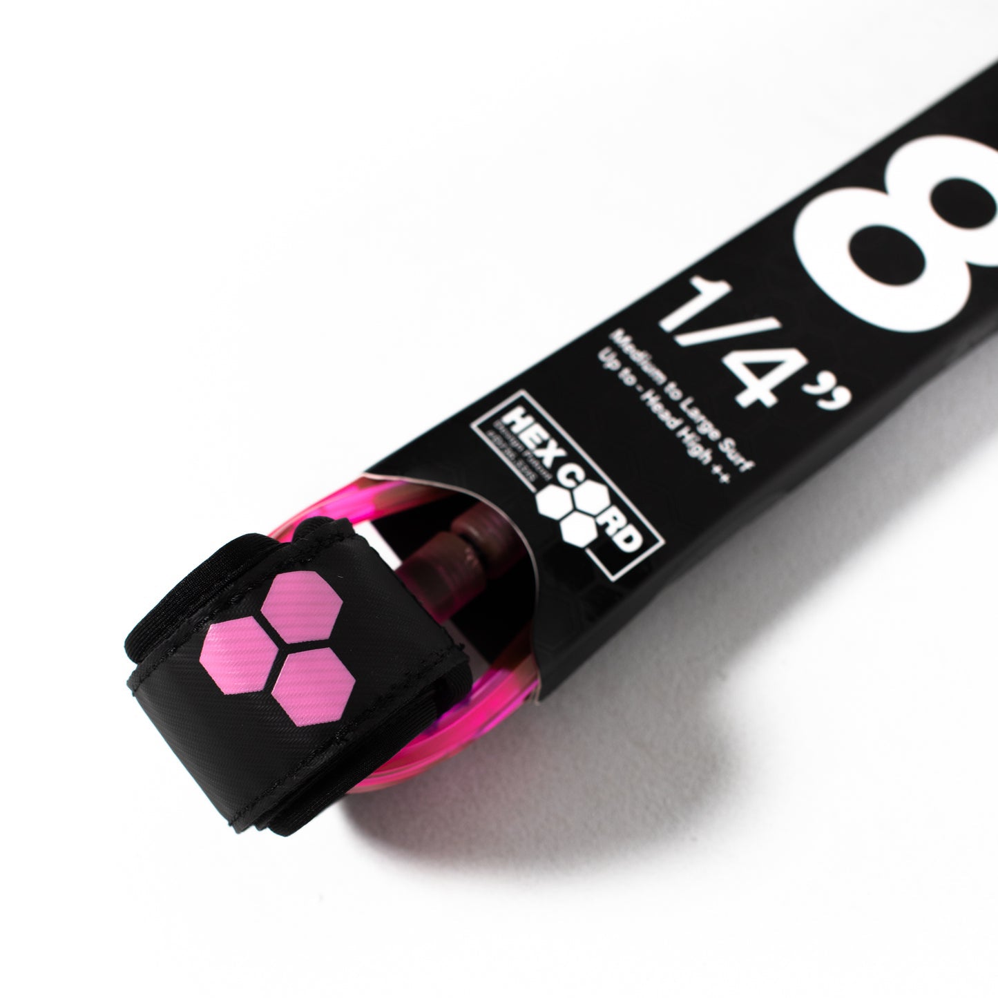 Leash - Channel Islands - 8 1/4 Hex Standard Leash Pink