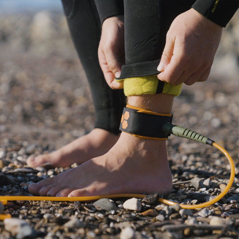 Leash - Channel Islands - 7 1/4 Round Everyday Leash - BLACK