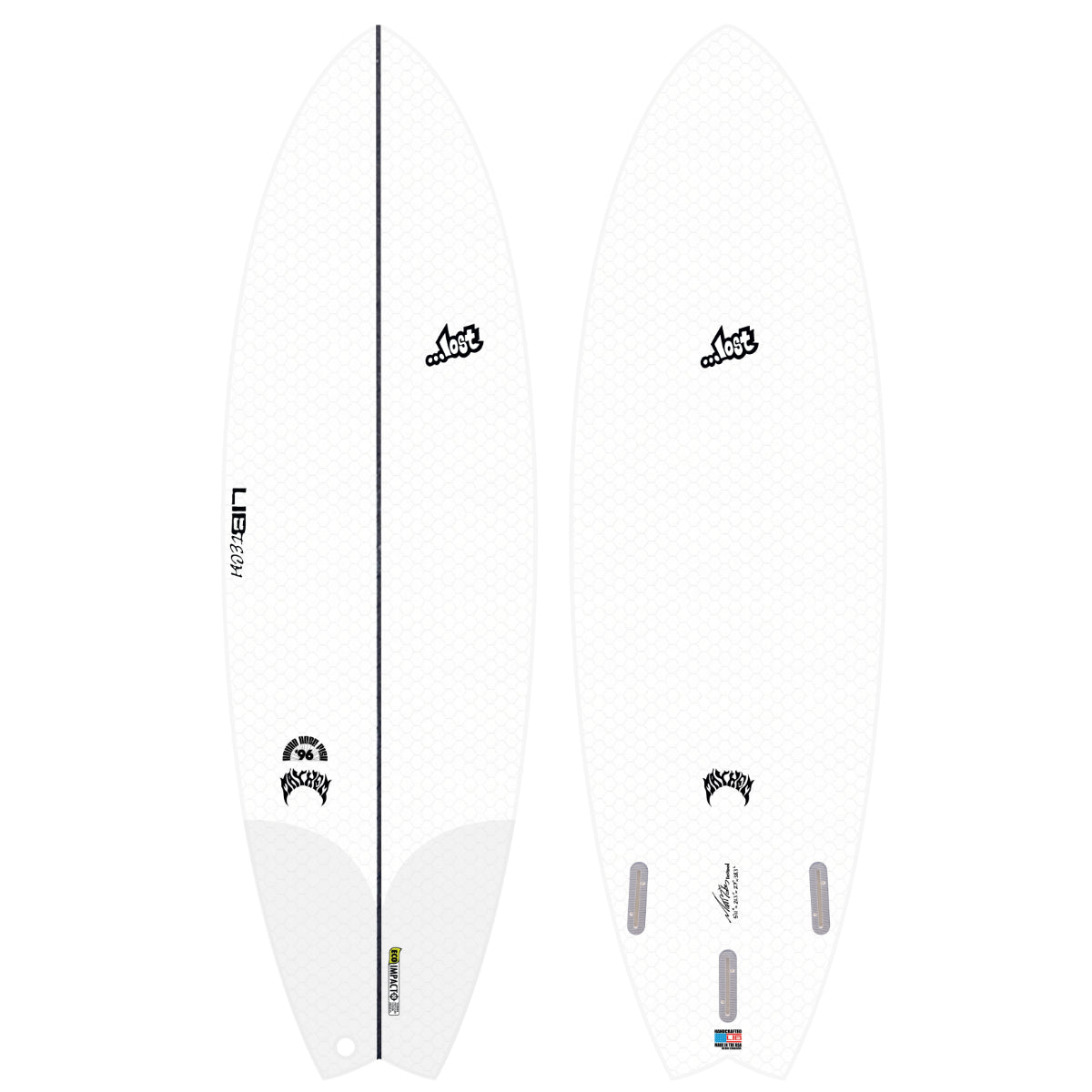 Libtech - Lost Round Nose Fish RNF '96 - 5'5 (FCSII Compatible)